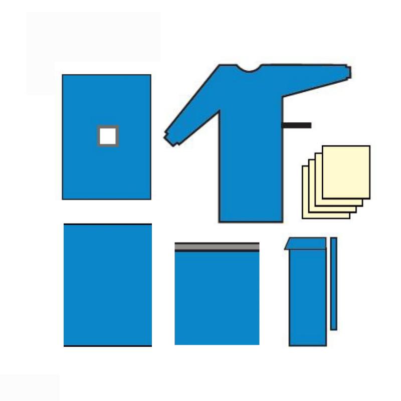 Комплект одягу та покриттів операційний № 2/1, для цистоскопії, стерильний, одноразового використання ,ТМ «АХІЛЛ»